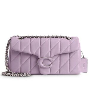 Coach Lilac Quilted Shoulder Bag 26